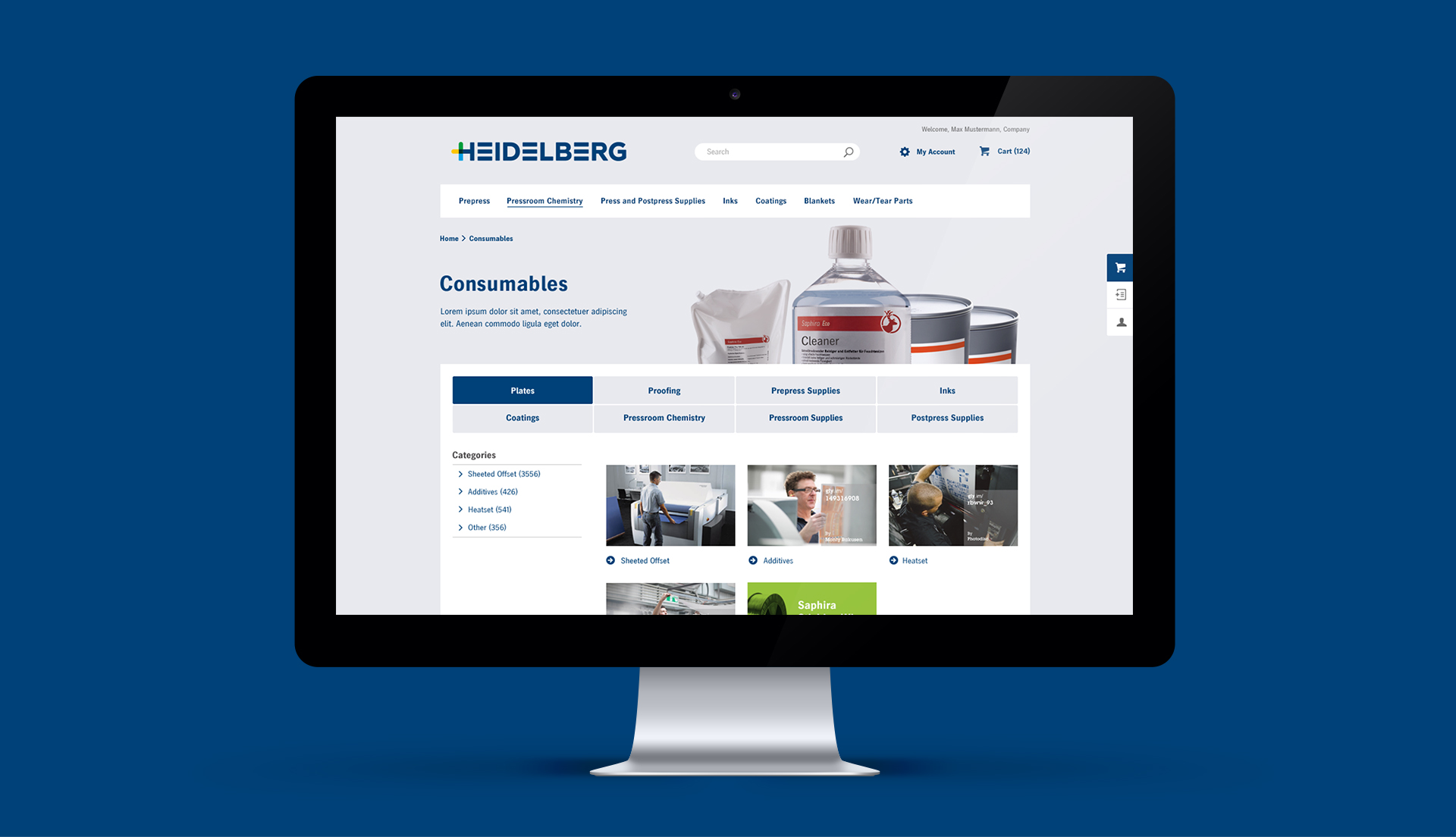 Heidelberger Druckmaschinen AG | Website - Desktop