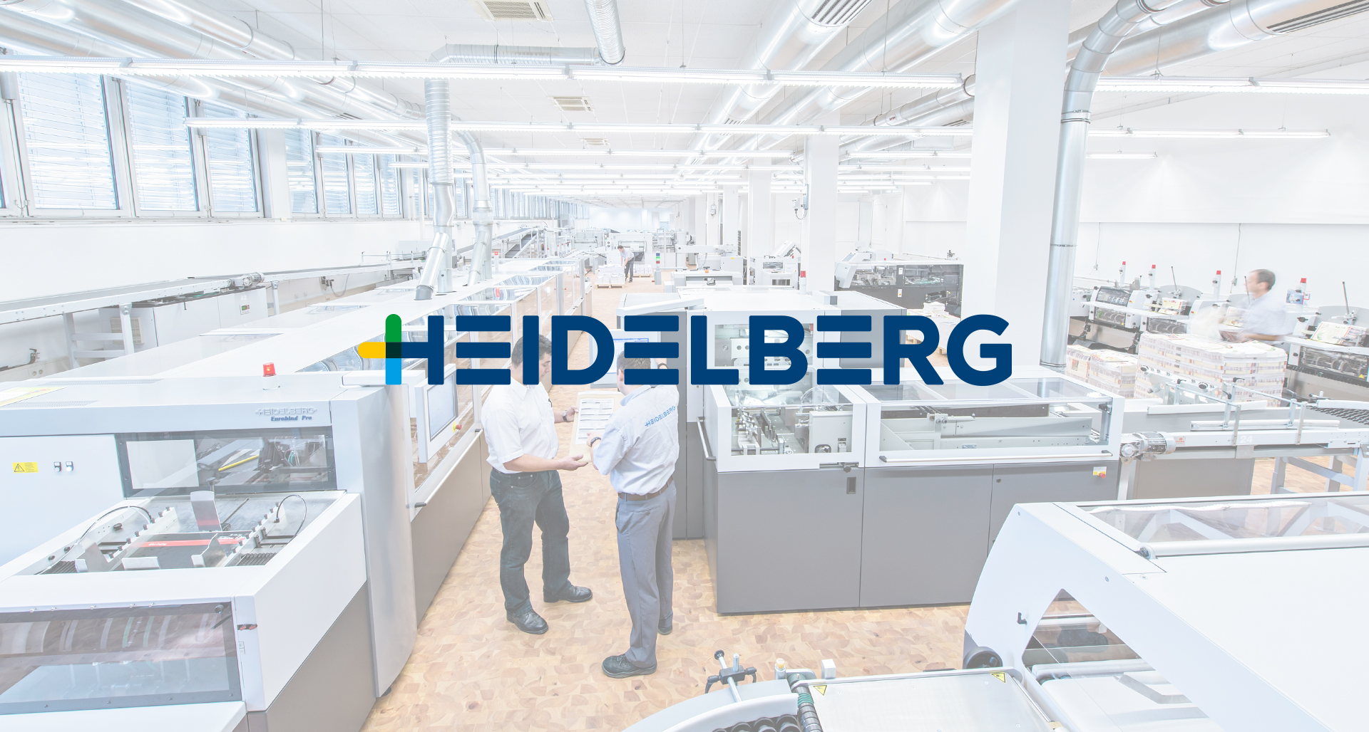 Heidelberger Druckmaschinen AG | Logo | Maschinenhalle